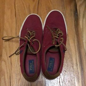 Polo by Ralph Lauren Men’s red sneakers